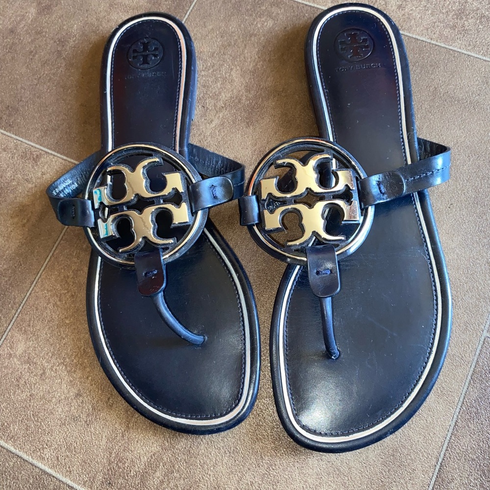 Tory Burch Miller Black Sandals